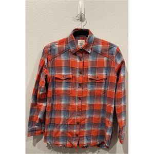 BILLABONG Plaid Long Sleeve Button Down Shirt